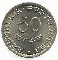 Cabo Verde - 50 Centavos 1949 (Km# 6)