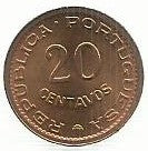 Moçambique - 20 Centavos 1974 (Km# 88)
