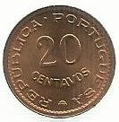 Moçambique - 20 Centavos 1974 (Km# 88)