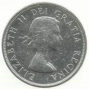 Canadá - 1 Dolar 1959 (Km# 54)