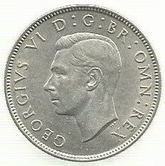 Inglaterra - 2 Shillings 1939 (Km# 855)