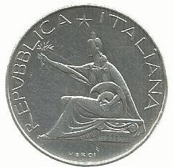 Italia - 500 Liras 1961 (Km# 99)