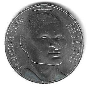 Portugal - 7,50  Euro 2016 (Km# 884) Eusébio