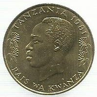 Tanzania - 20 Senti 1981 (Km# 2)