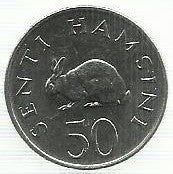 Tanzania - 50 Senti 1989 (Km# 26)