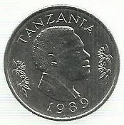 Tanzania - 50 Senti 1989 (Km# 26)