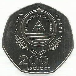 Cabo Verde - 200$00 1995 (Km# 35) Independencia Nacional