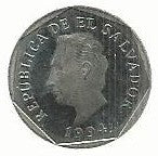 El Salvador - 5 Centavos 1994 (Km# 154b)