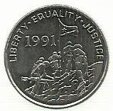 Eritreia - 5 Cents 1997 (Km# 44)