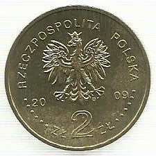 Polonia - 2 Zlote 2009 (Y# 692) Gueto Lodz