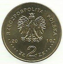 Polonia - 2 Zlote 2010 (Y# 744) Krzeszow