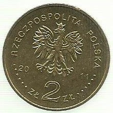 Polonia - 2 Zlote 2011 (Y# 789) Ignacy Jan