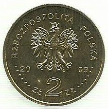 Polonia - 2 Zlote 2009 (Y# 697) Serviço Voluntario