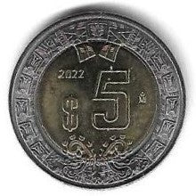 Mexico - 5 Pesos 2022 (Km# ..)