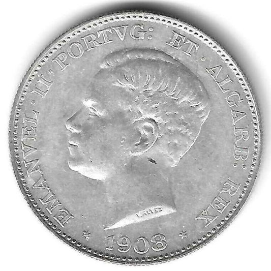 Portugal - 500 Reis 1908 (Km# 547)