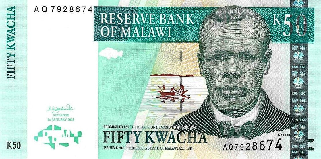 Malawi - 50 Kwacha 2003 (# 45b)