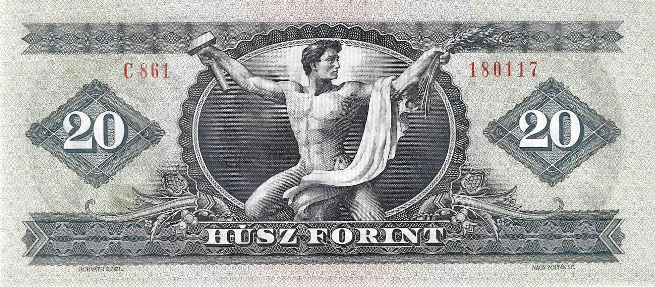 Hungria - 20 Forint 1975 (# 169f)