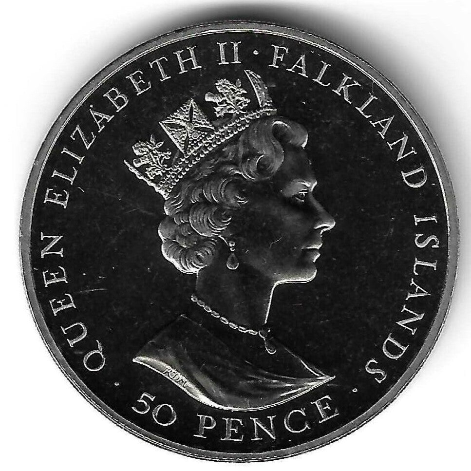 Falkland - 50 Pence 1992 (Km# 34)