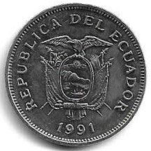 Equador - 20 Sucres 1991 (Km# 94.2)