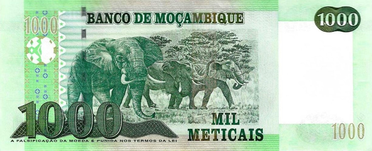 Moçambique - 1000 Meticais 2017 (# 154b)