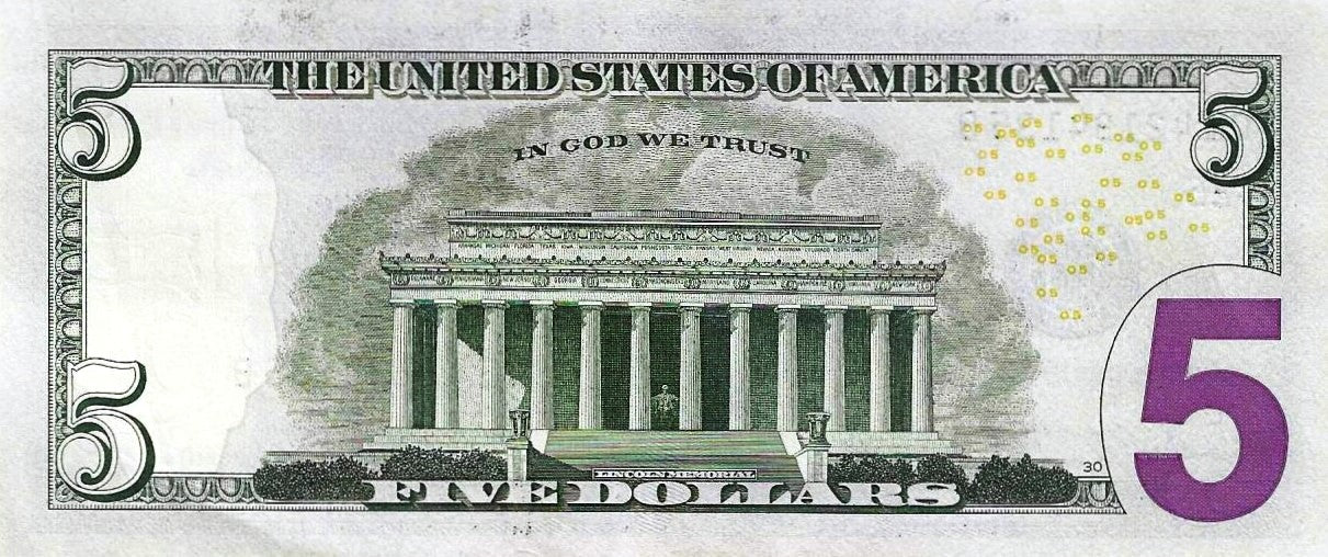 USA - 5 Dolares 2021 (# 551)
