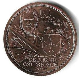 Austria - 10 Euro 2020 (Km# 3315) Irmão Gerard