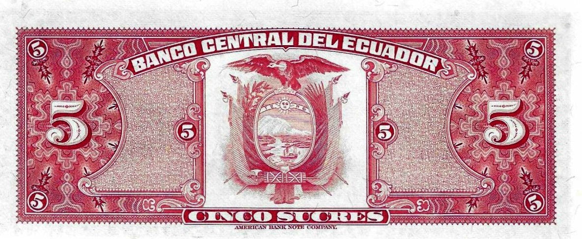 Equador - 5 Sucres 1983 (# 108)