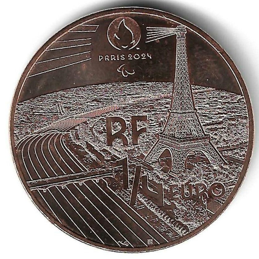 França - 1/4 Euro 2021 (Km# 2941) Tenis