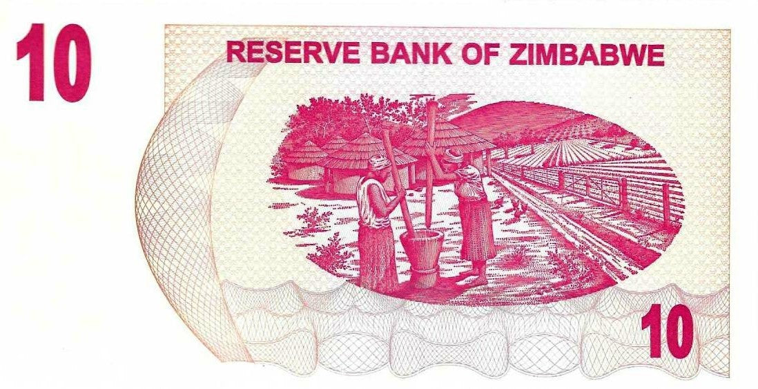 Zimbabwe - 10 Dolares 2006 (# 39)