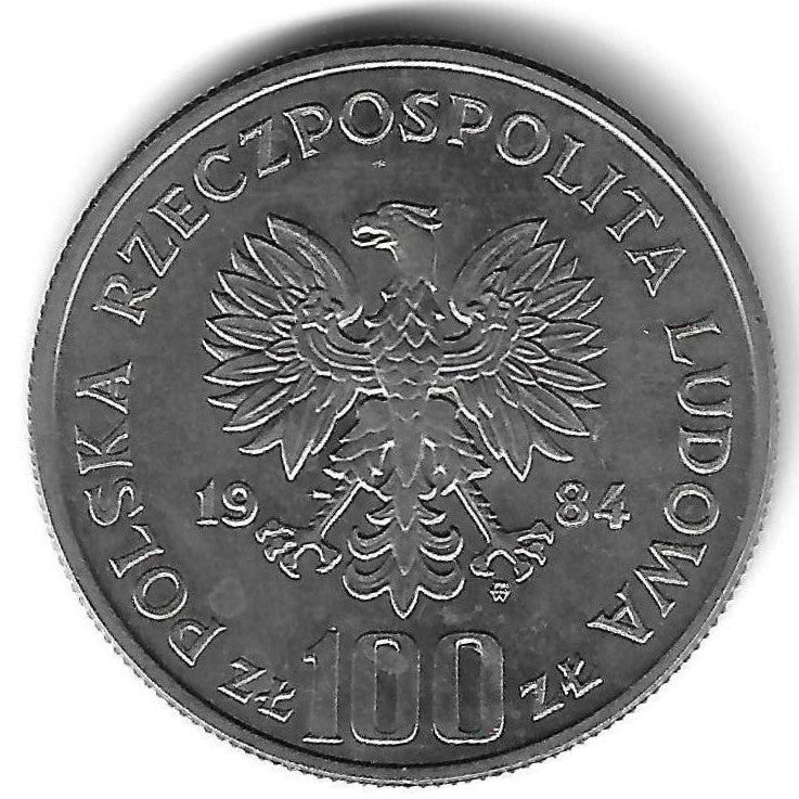 Polonia - 100 Zlotych 1984 (Km# 148) Wincenty Witos