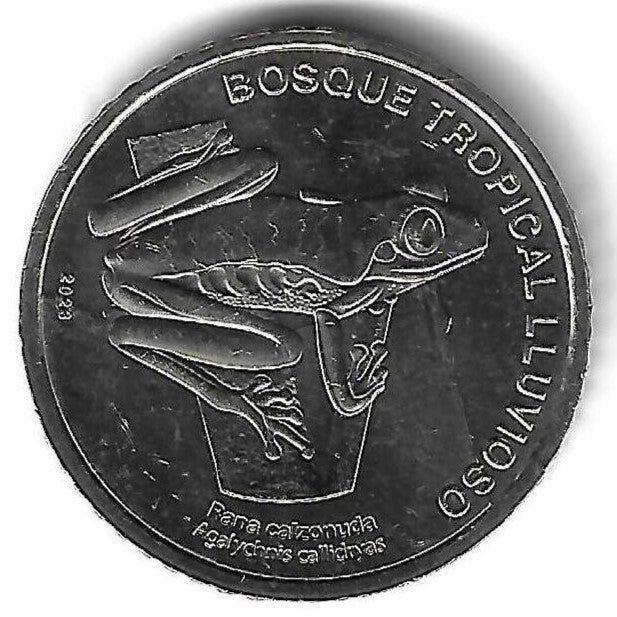Costa Rica - 50 Centavos 2023 (Km# ..) Rã Olho Vermelho