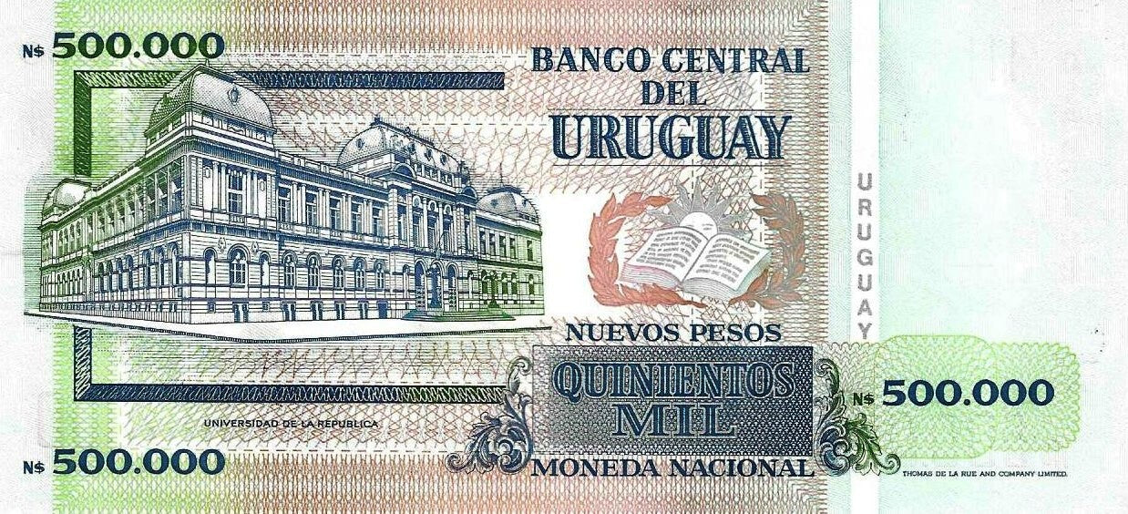 Uruguai - 500000 Novos Pesos 1992 (# 73)