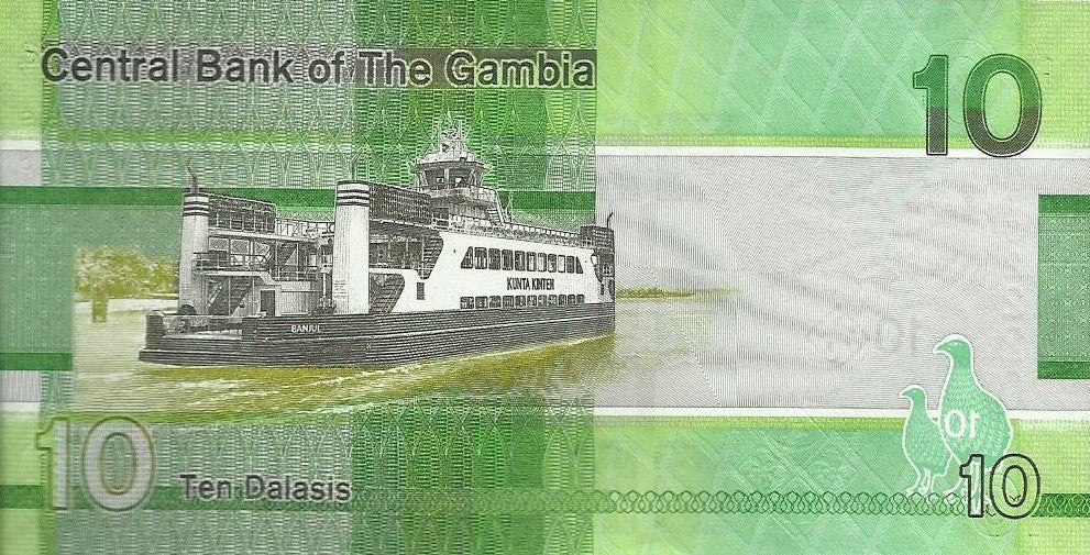 Gambia - 10 Dalasis 2023 (# 38c)