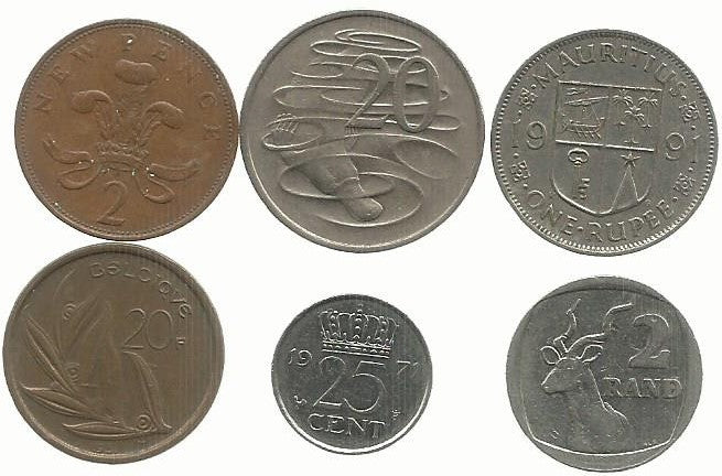 Moeda estrangeira - Várias
