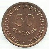 Angola - 50 Centavos 1958 (Km# 75)