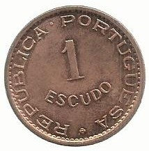 Moçambique - 1$00 1974 (Km# 82)