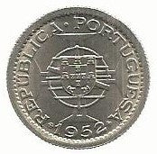 Guine - 2$50  1952 (Km# 9)