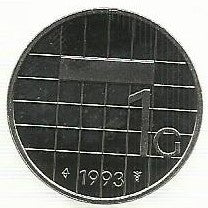 Holanda - 1 Gulden 1993 (Km# 205)