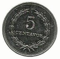 El Salvador - 5 Centavos 1976 (Km# 149a)