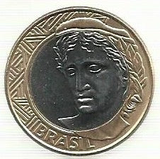 Brasil - 1 Real 2003 (Km# 652a)