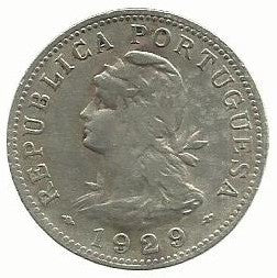 S.T. Principe - 50 Centavos 1929 (Km# 1)