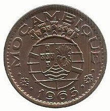Moçambique - 1$00 1965 (Km# 82)