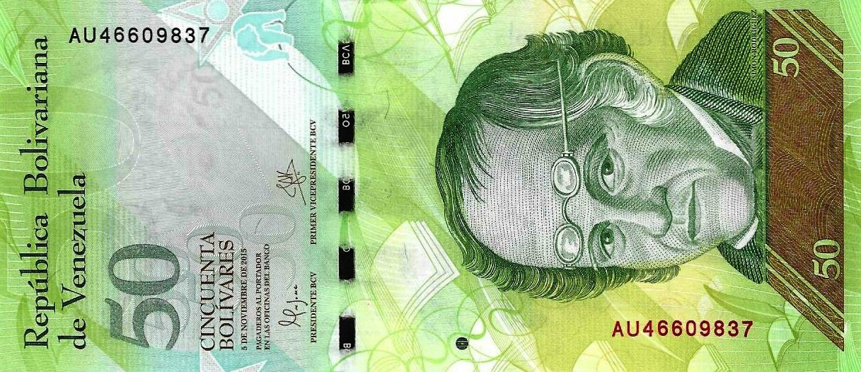 Venezuela - 50 Bolivares 2015 (# 92k)