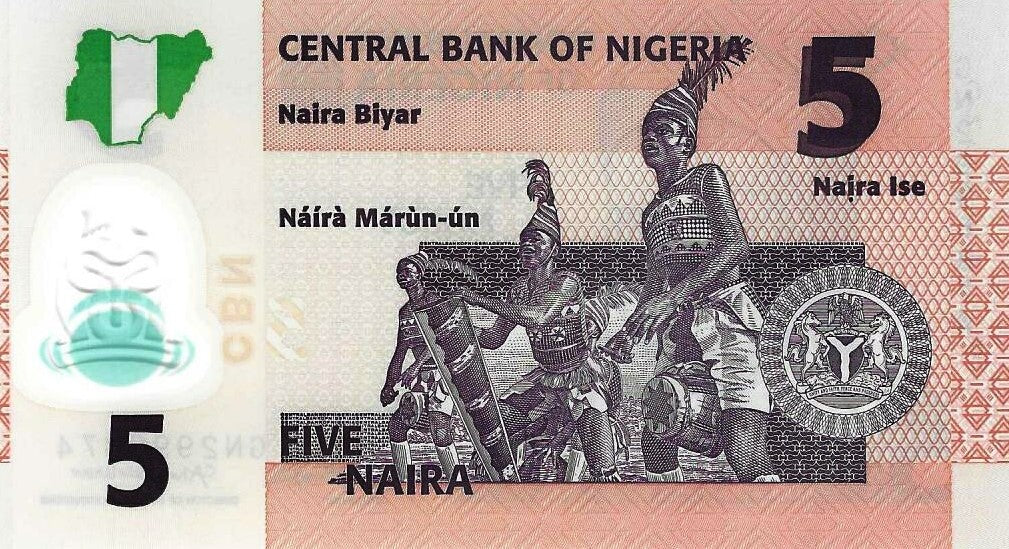 Nigeria - 5 Naira 2021 (# 38c)