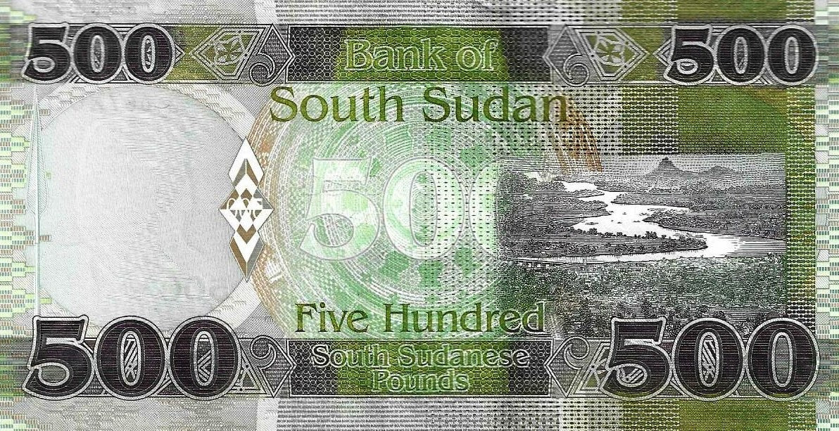Sul Sudão - 500 Libras 2018 (# 16a)