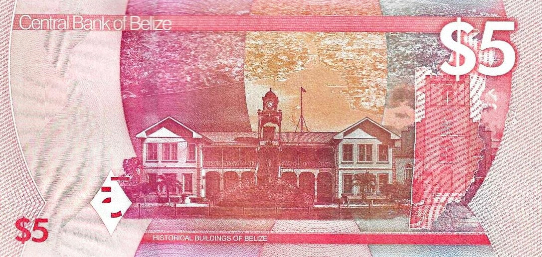 Belize - 5 Dolares 2025 (# 74)