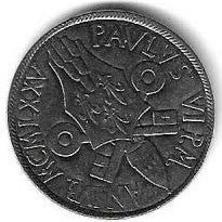 Vaticano - 50 Liras 1975 (Km# 129)