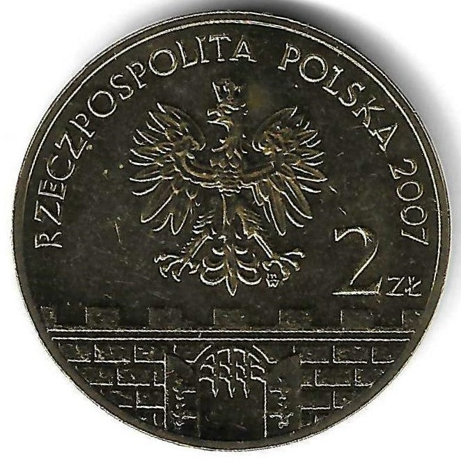 Polonia - 2 Zlote 2007 (KM# 577) Kwidzyn