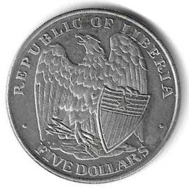 Liberia- 5 Dolares 2001 (Km# ..) Forte Sumter