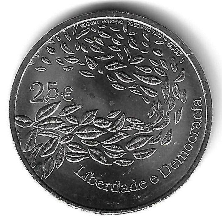 Portugal - 2,50 Euro 2026 (Km# ..) 50 Anos 25 Novembro